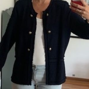 Carlisle - New York - NEW Navy sweater jacket
